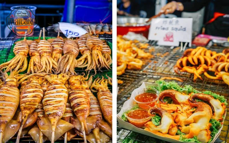 Chợ đêm Jodd Fairs Bangkok, thiên đường ẩm thực đường phố Thái Lan về đêm.